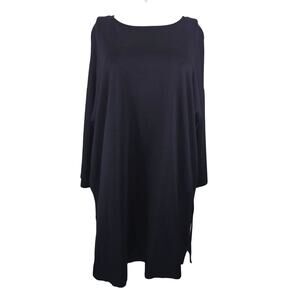 J.Jill Black Luxe Supima Ballet Sleeve Closet Staple Tunic Women's XL Tall